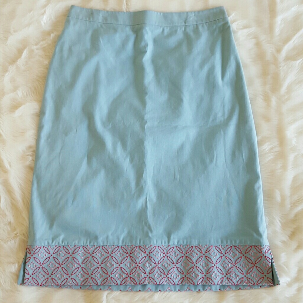 BCBG Maxazria Skirt with Pattern Embellishment
